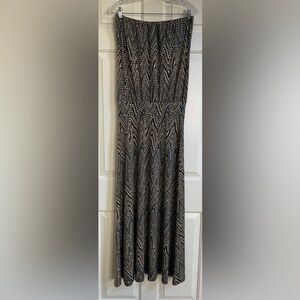 Veronicam strapless long dress - Large